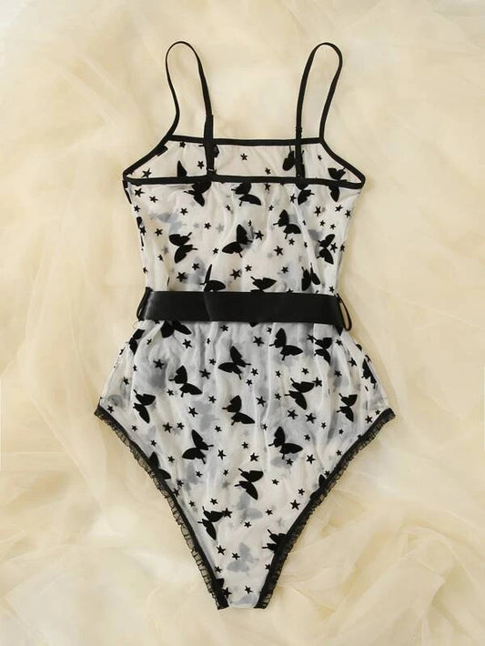 Sexy Lingerie Black Simple Women Lace Sexy See-through Sexy