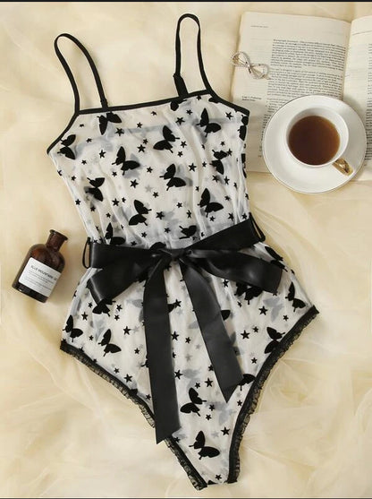 Sexy Lingerie Black Simple Women Lace Sexy See-through Sexy