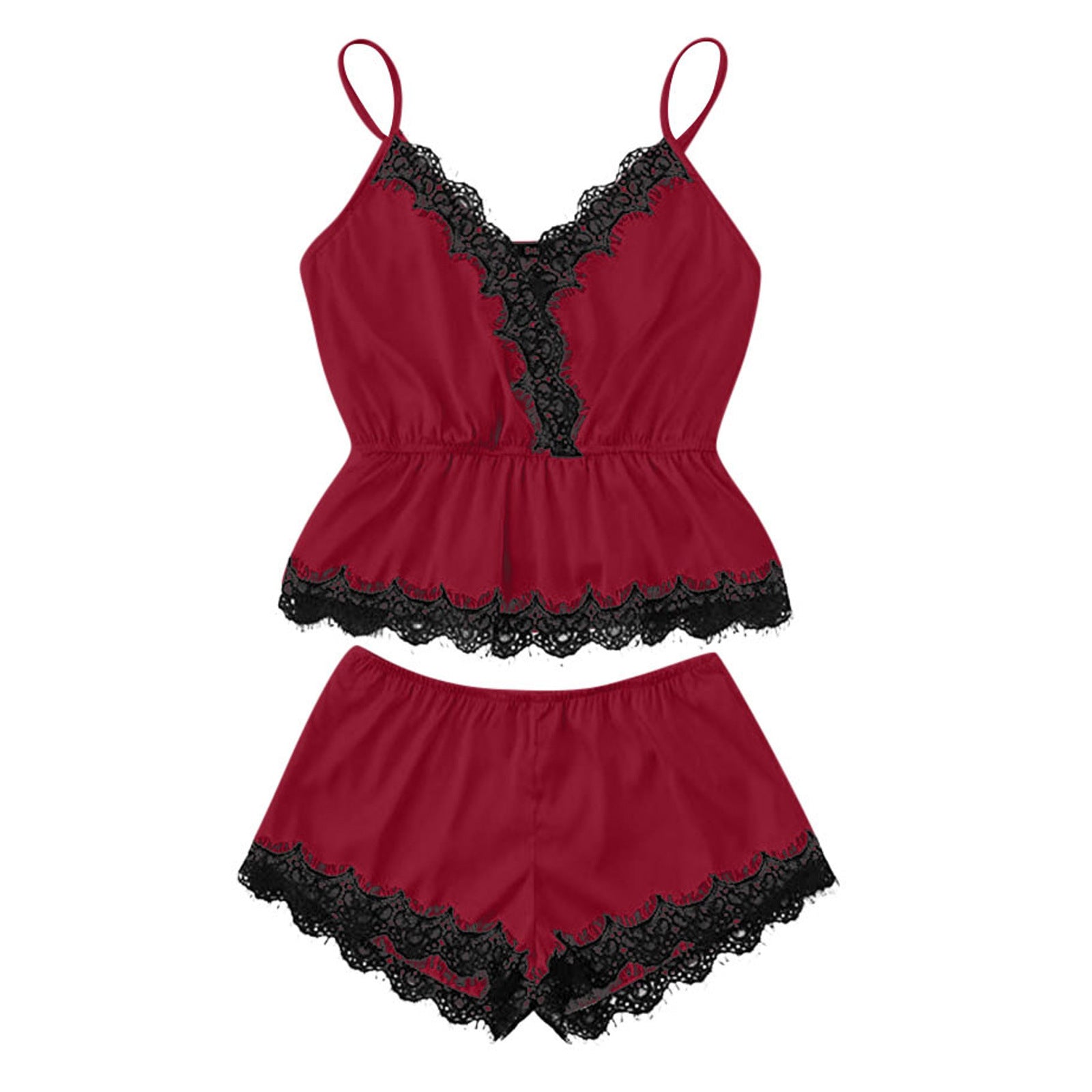 Sexy Lingerie Sexy Lace Sling Three Point Wrapped Chest Lace Sexy Sleepwear Suit