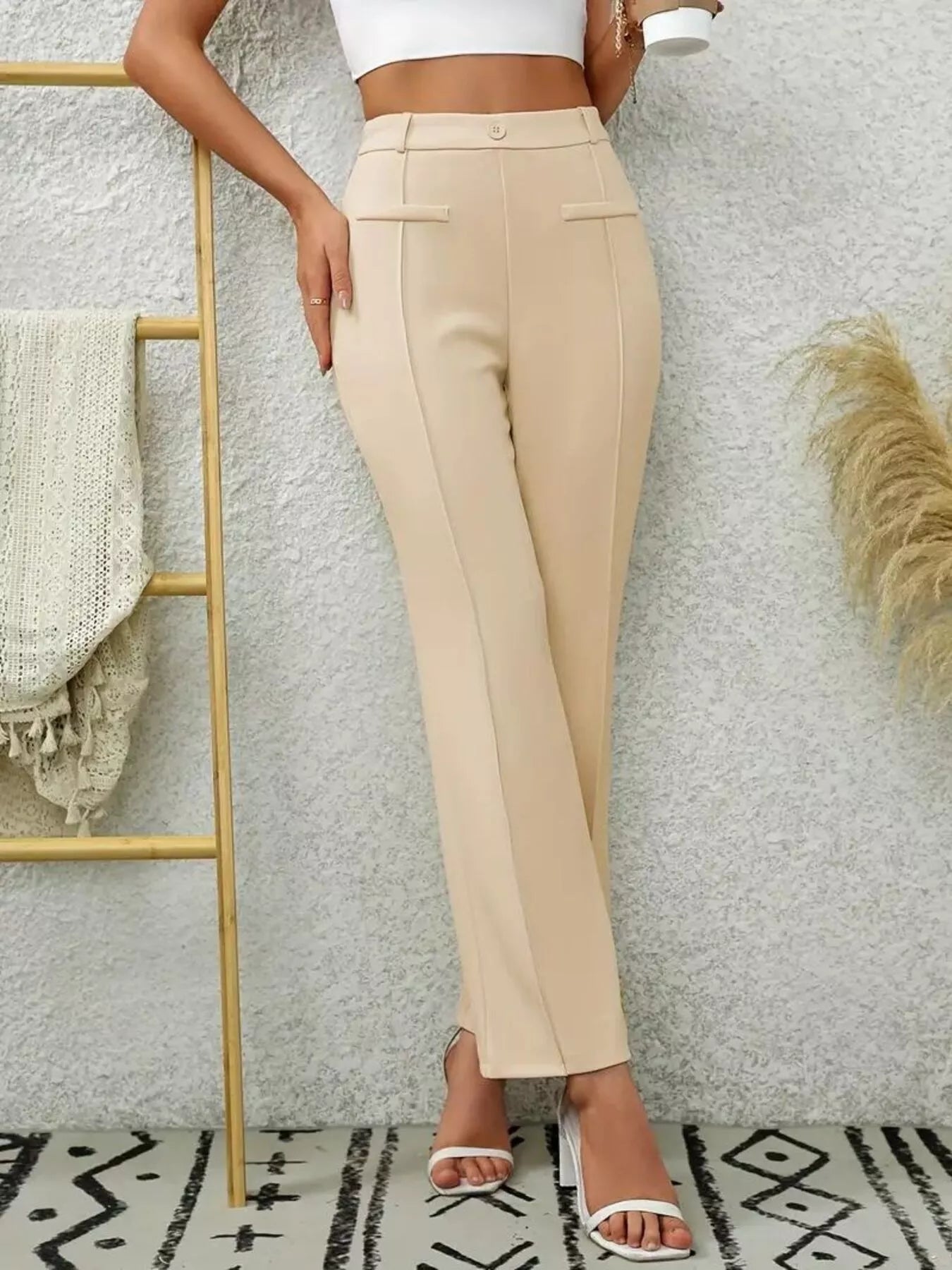 High Waist Flare Pants