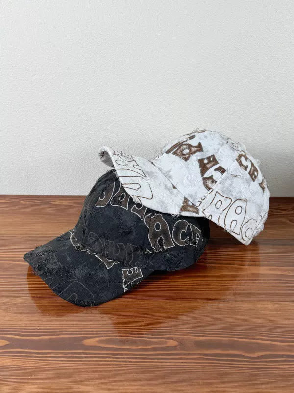 Distressed Adjustable Baseball Cap