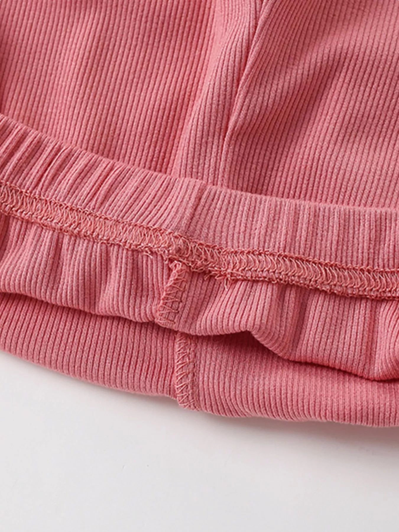 Children's Floral Embroidered Sweatshirt & Pants Set