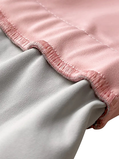 Contrast Trim Tank and Pants Active Set