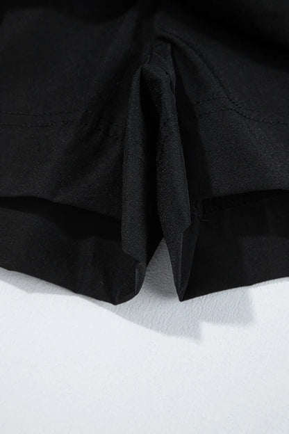 Cargo Pocket Elastic Waist Active Casual Skort