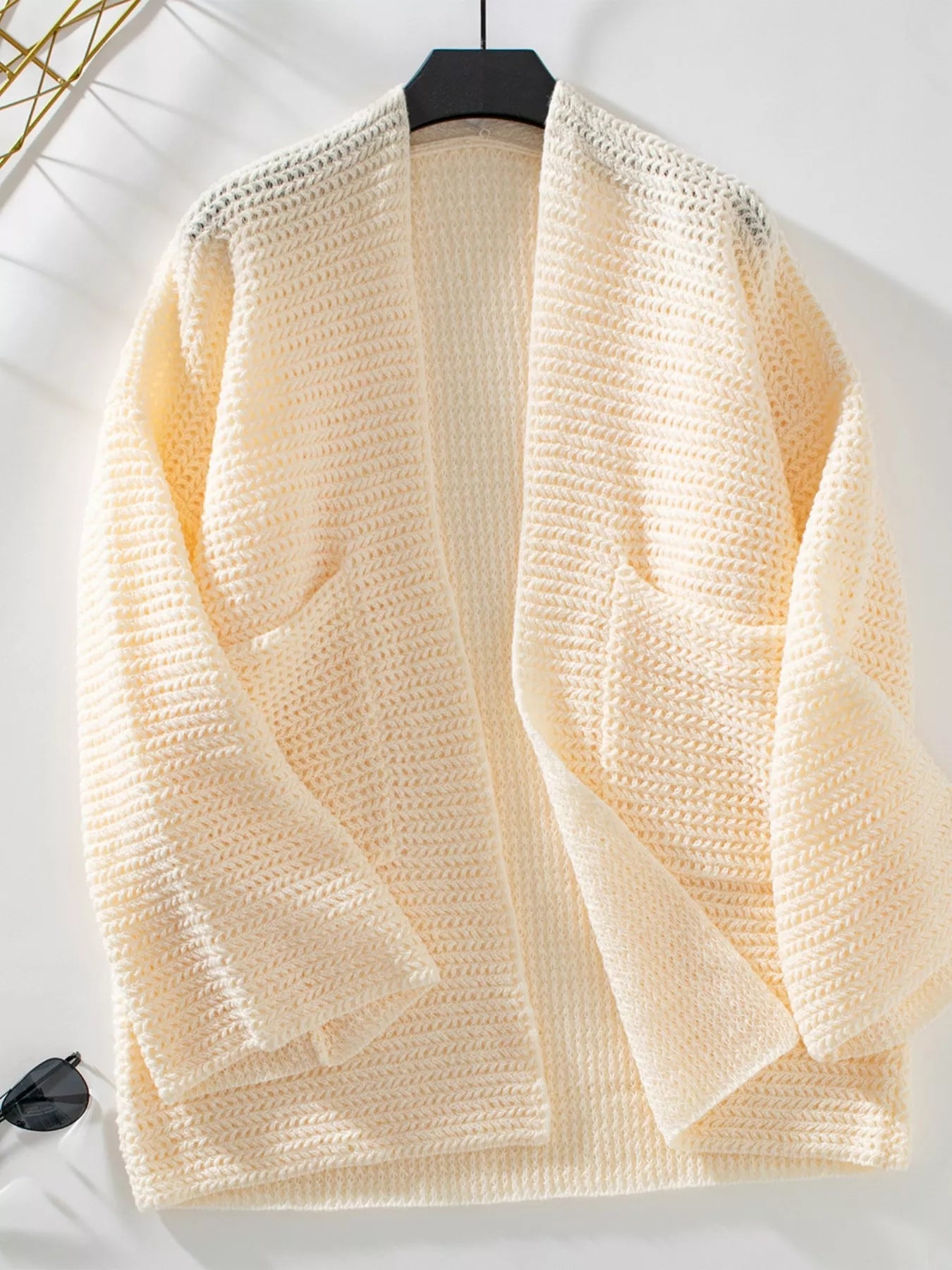 Cozy Knit Open Front Cardigan