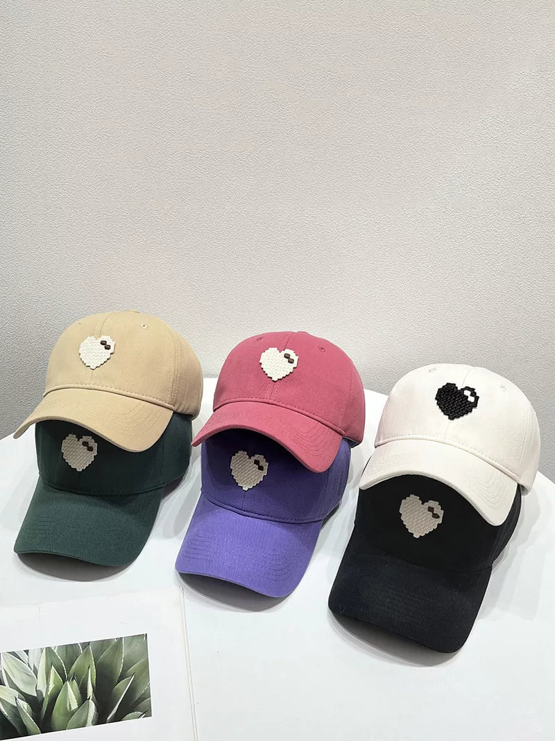 Heart Adjustable Baseball Cap