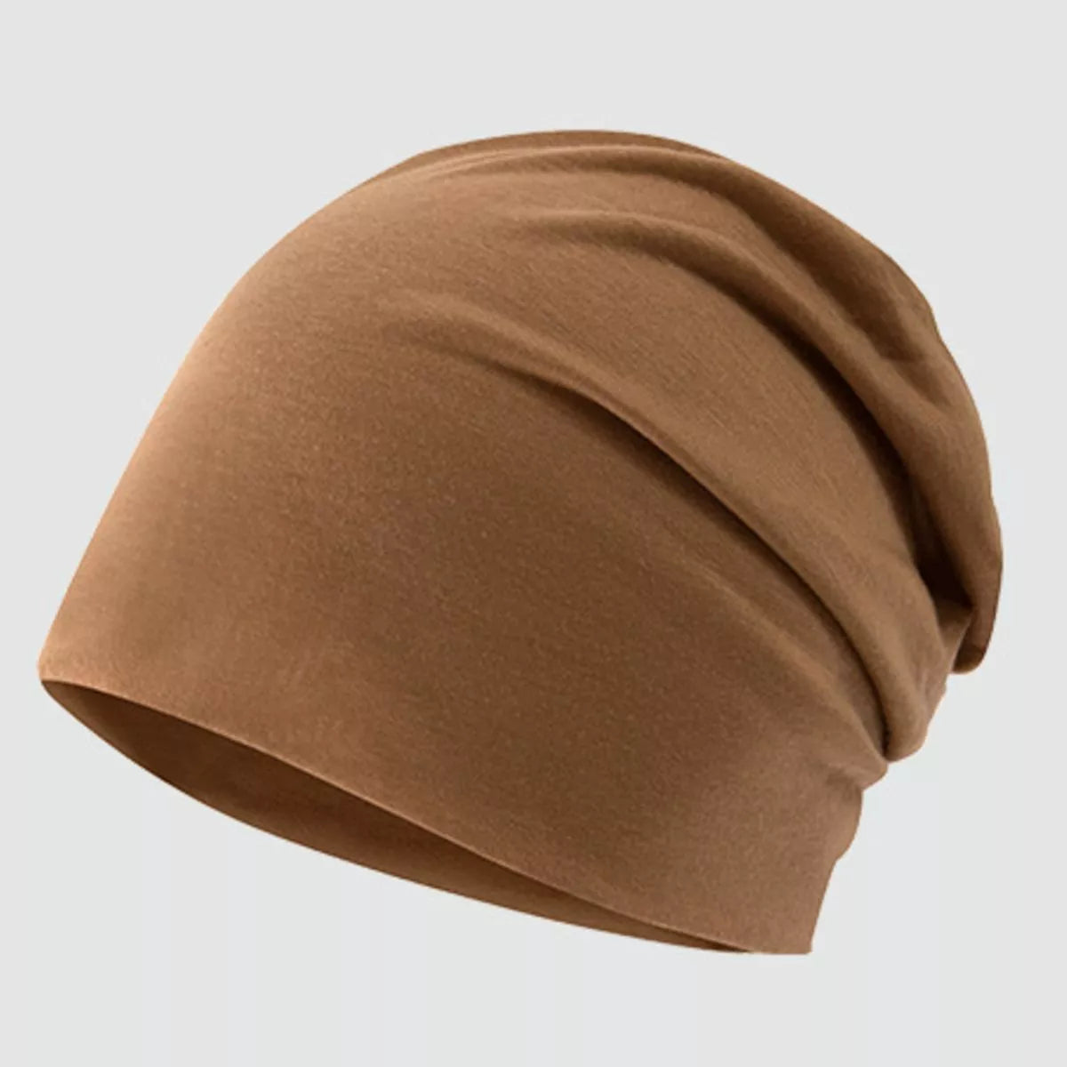 Slouchy Beanie Hat Khaki One Size