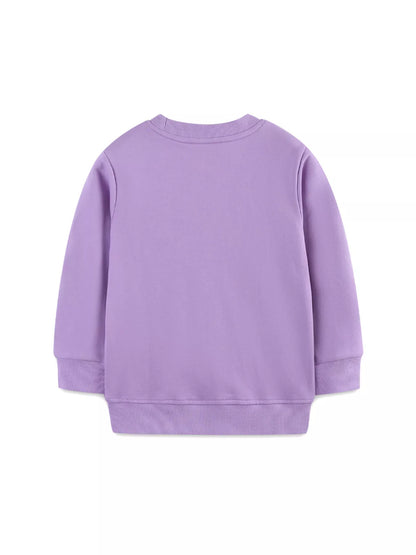 Children's Dinosaur Graphic Round Neck Sweatshirt