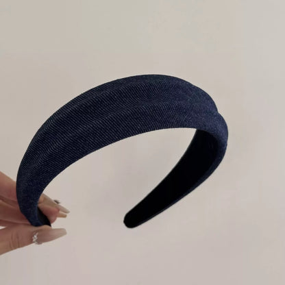 Denim Padded Wide Headband