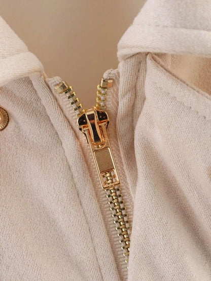 Zip Up Oversized Jacket
