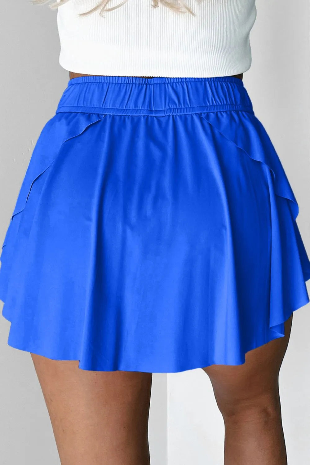 Drawstring Active Skorts