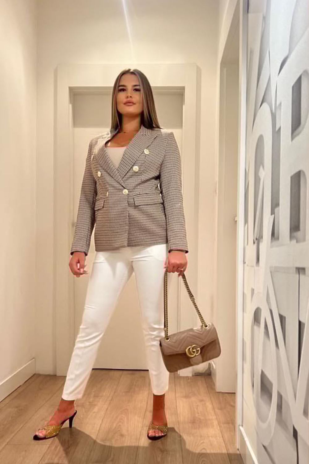 Women's Slim-Fit Blazer with Satin Lining violet