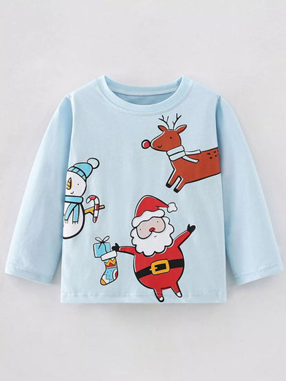 Children's Long Sleeve Christmas T-Shirt