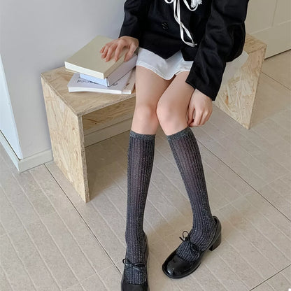 Knee-High Scrunch Socks