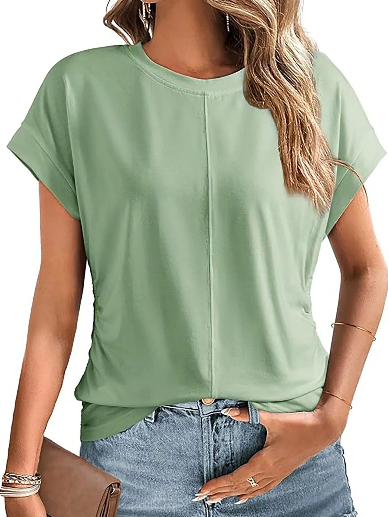 Round Neck Short Sleeve T-Shirt