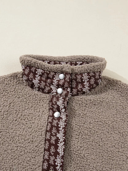 Side Bows Sherpa Fleece Vest