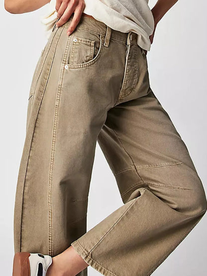 Wide Leg Relaxed Fit Jeans