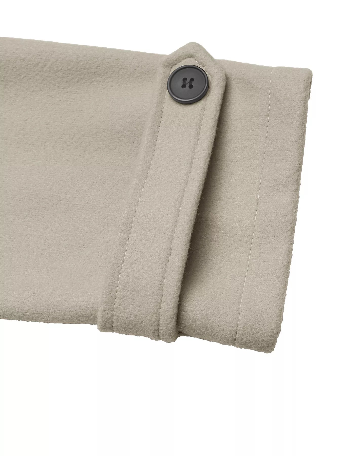 Double-Breasted Wool Blend Outerwear