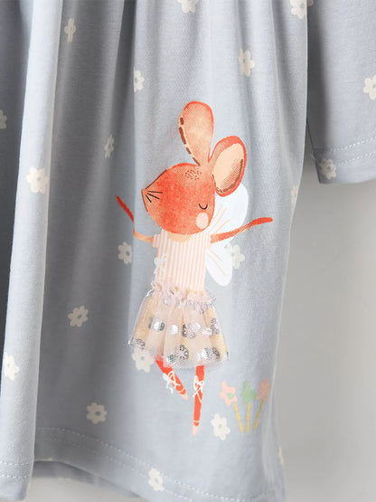 Children's Animal Long Sleeve Dress