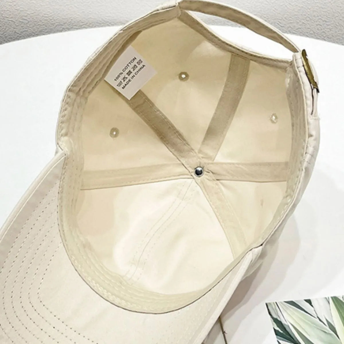 Bow Solid Color Baseball Cap