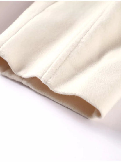 Surplice Tie Waist Dropped Shoulder Outerwear