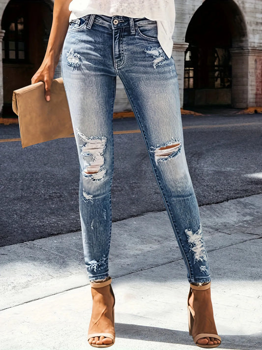 Distressed Skinny Jeans