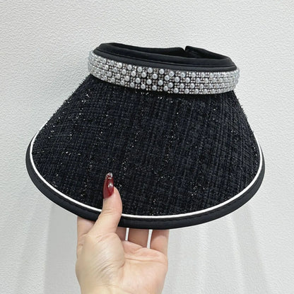 Pearl Detail Sunscreen Hat