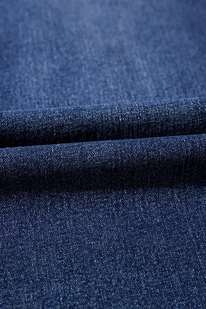 Wide Leg Pocketed High Waist Jeans