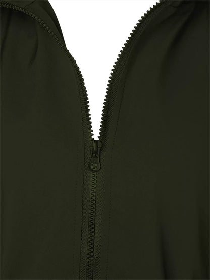 Zip Up Waterproof Hooded Outerwear