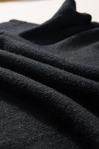 Back To School Sweater - Tie Back Half Sleeve Sweater