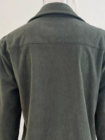 Corduroy Button-Down Jacket