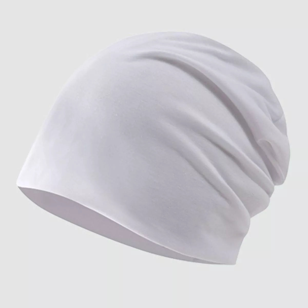 Slouchy Beanie Hat White One Size