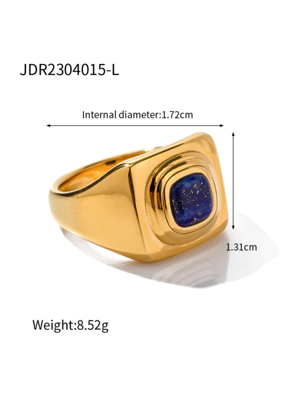 Fashionable zircon ring INS internet celebrity ring pair ring jewelry Pattern4