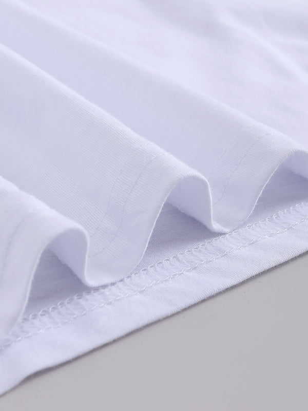 Women's Leopard Shamrock Print Cotton T-Shirt - Lucky Casual Tee