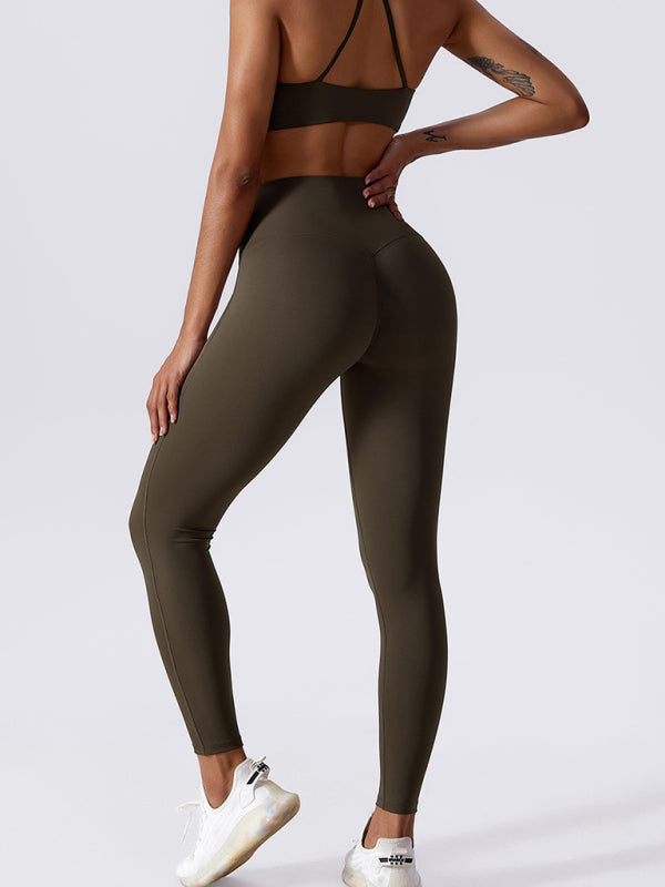 Women's Knotted Suspenders Sports Tight Vest