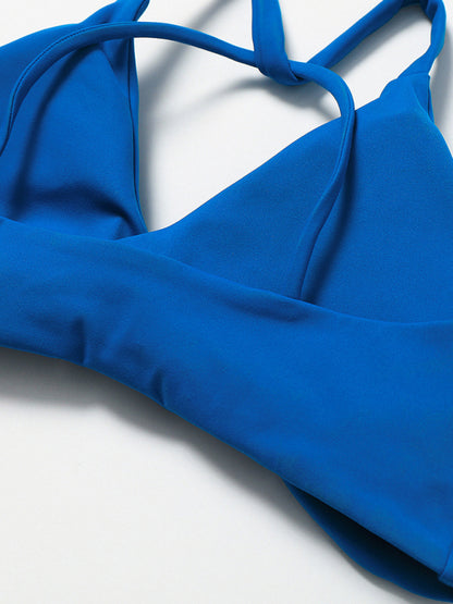 Women's Knotted Suspenders Sports Tight Vest