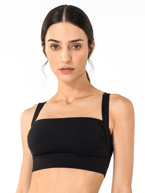 Women's Anti-Hunchback Posture Correction Sports Bra with Chest Pad