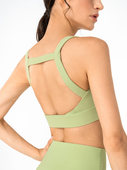 Women's Anti-Hunchback Posture Correction Sports Bra with Chest Pad