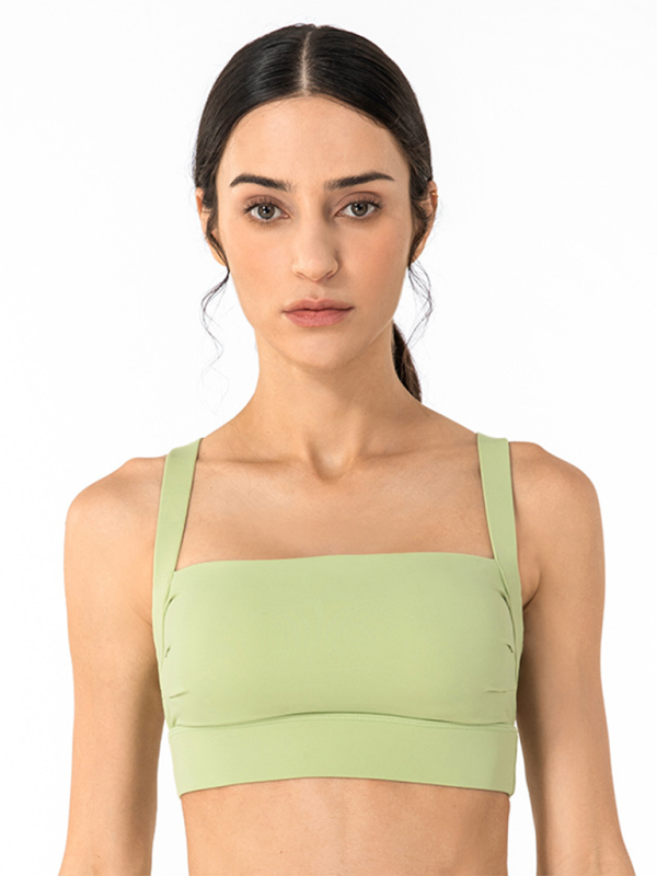 Women's Anti-Hunchback Posture Correction Sports Bra with Chest Pad