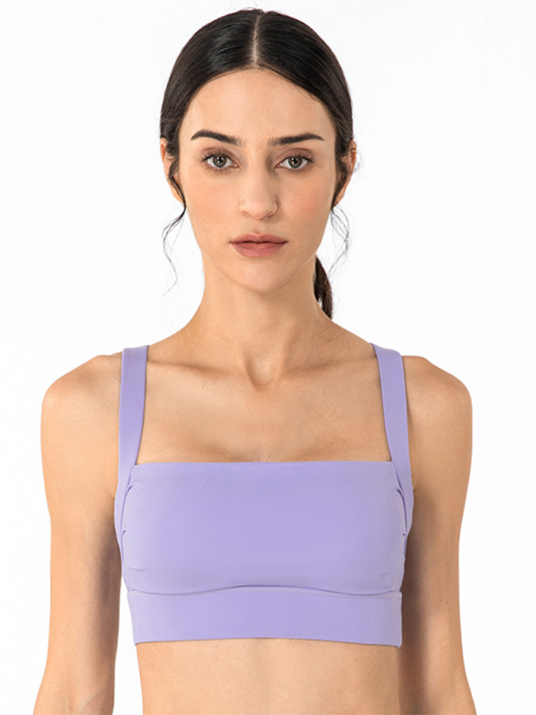 Women's Anti-Hunchback Posture Correction Sports Bra with Chest Pad