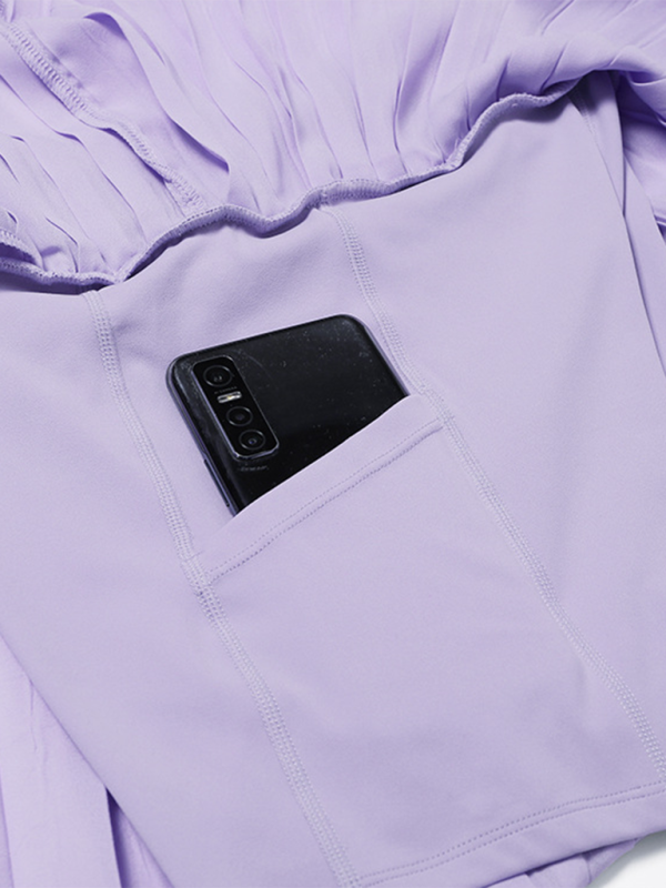 Women's Pleated Tennis Skirt Pants - Quick-Dry Anti-Exposure Sports Skort