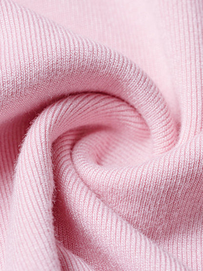 Women's Y2K Slim Fit U-Neck Contrast Short Sleeve Top - Retro Style