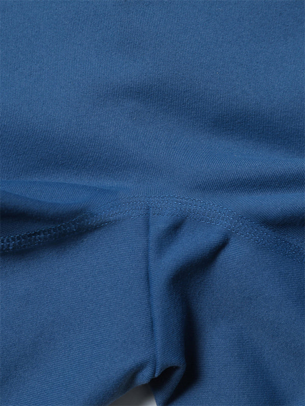 Women's Hip Pocket Crossover Waist Leggings Sports Shorts