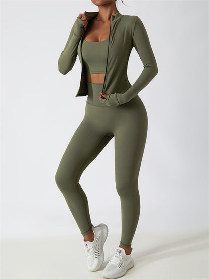 Women's Athletic Cardigan Jacket - Breathable & Quick-Dry